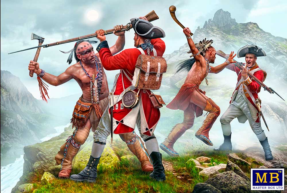 1/35 The Mohicans Mortal Combat Indian Wars Series the XVIII centur Kit No 7
