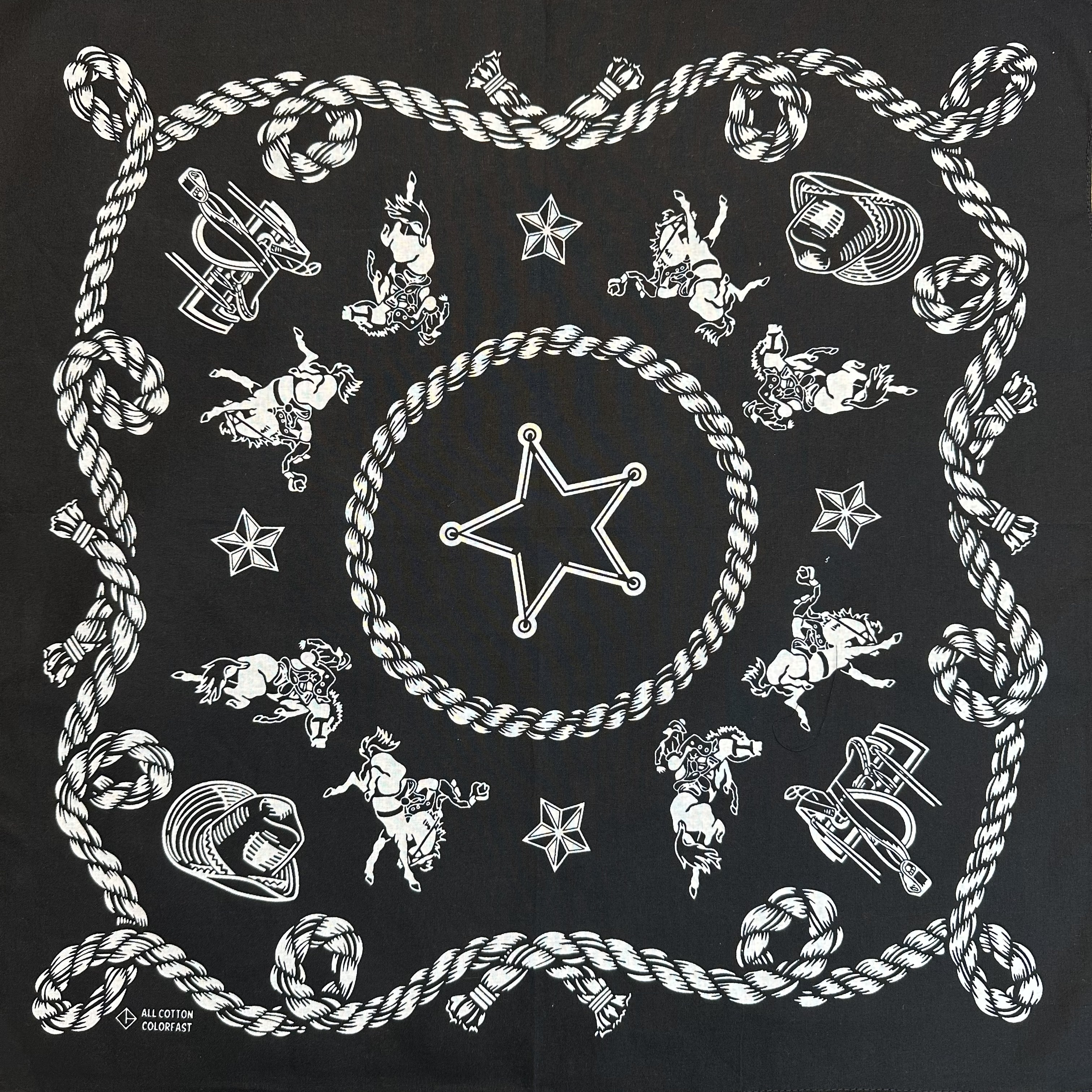 bandana cowboy svart
