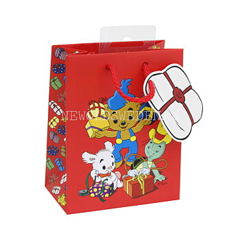 Julpåse liten, BAMSE 14x11cm, med tag