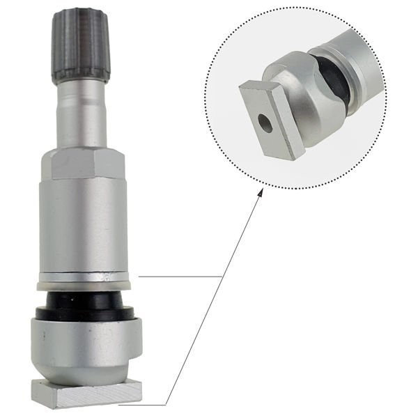 TPMS-10 Ersättningsventil – Schrader Gen Alpha Aluminiumventil