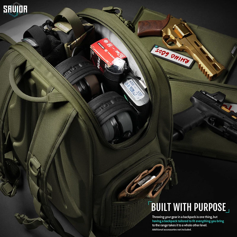Savior Equipment Compact S.E.M.A Pistol Backpack - OD Green 3