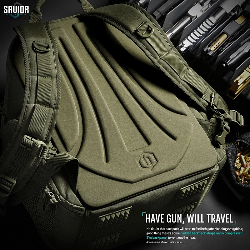 Savior Equipment Compact S.E.M.A Pistol Backpack - OD Green 5