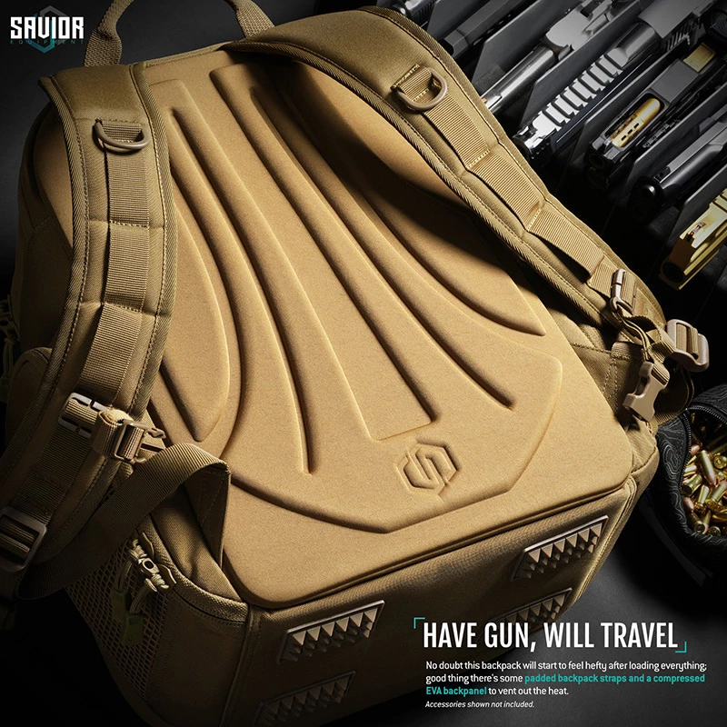 Savior Equipment Compact S.E.M.A Pistol Backpack - Tan 5