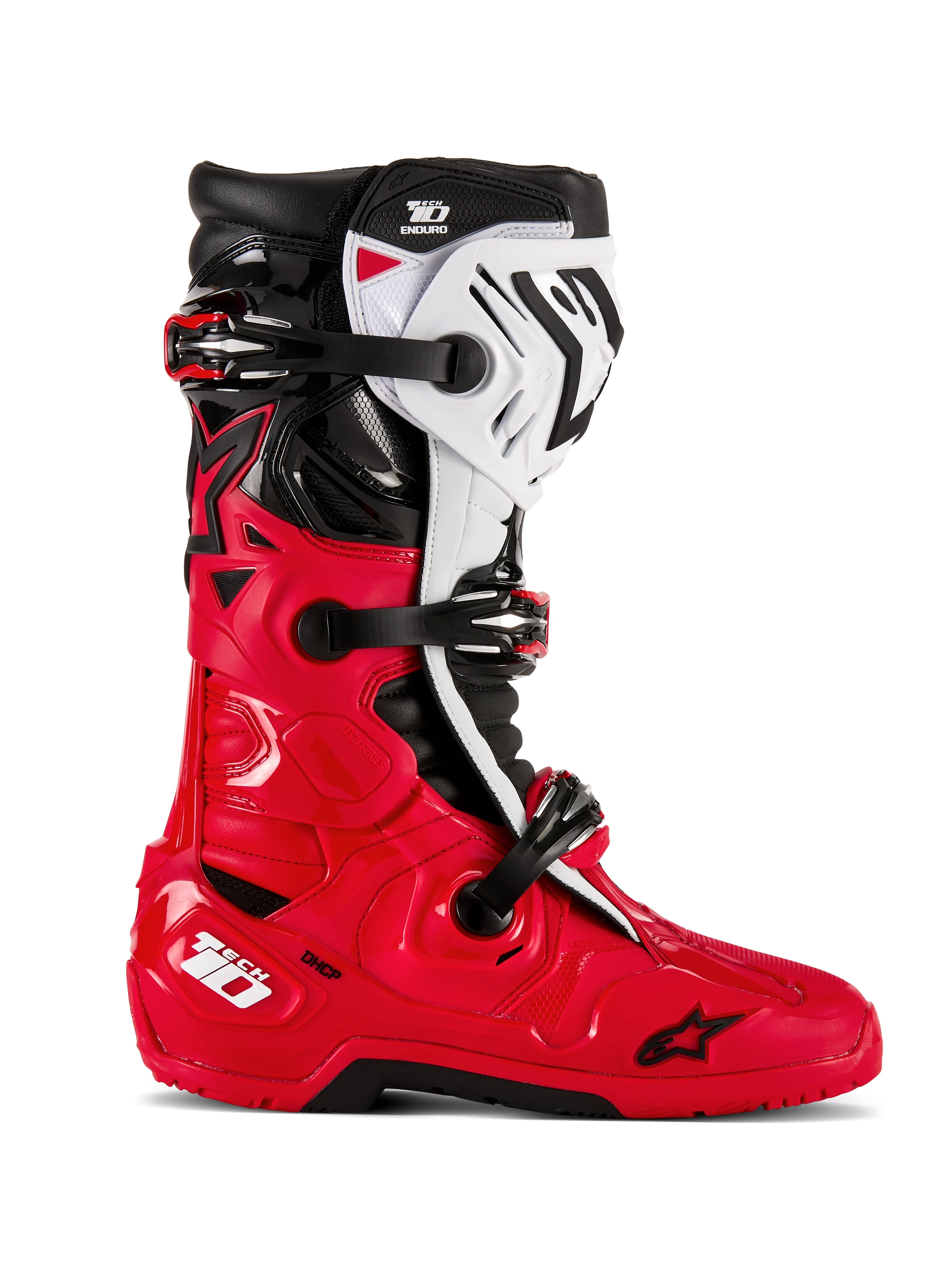 Alpinestars Tech 10 Enduro Crosstøvler Sort/ Rød/ Hvid - 2