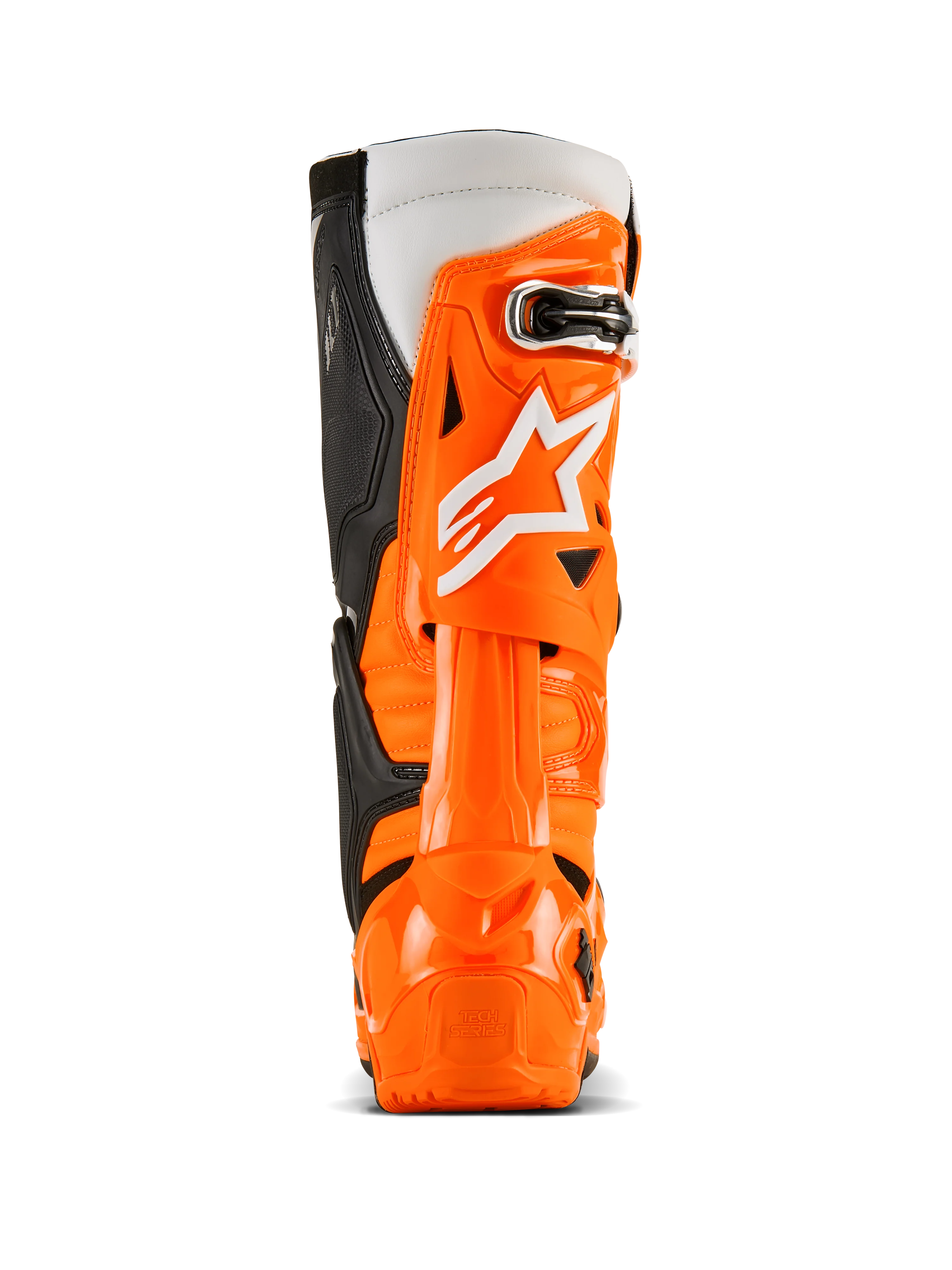 Alpinestars Tech 10 Enduro Crosstövlar Svart/ Hi-Vis Orange/ Vit - 5