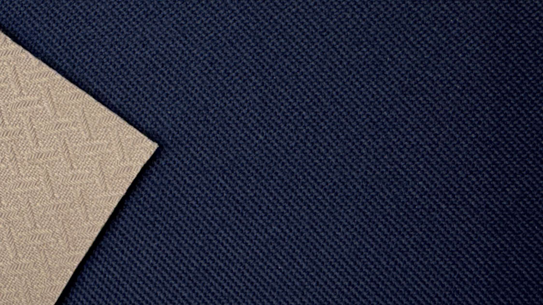 Sufflettväv SL Classic blå/beige