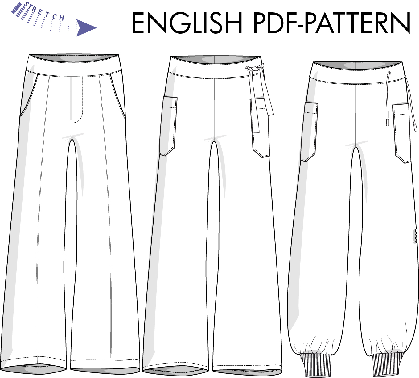 PDF-sewing pattern Fling 3H24. English.