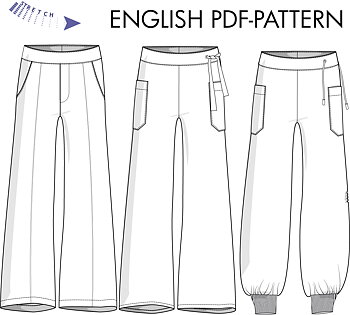 PDF-sewing pattern Fling 3H24. English.