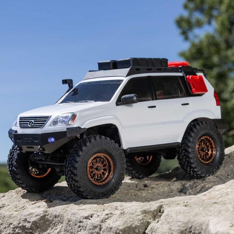 Axial 1/24 SCX24 Lexus GX 470 4X4 Rock Crawler RTR, White