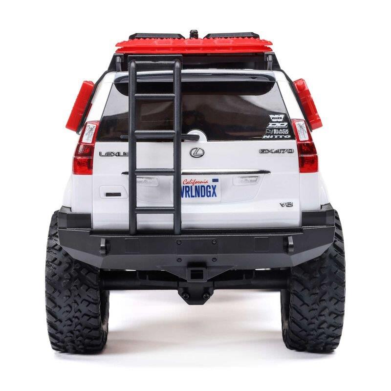 Axial 1/24 SCX24 Lexus GX 470 4X4 Rock Crawler RTR, White - 12