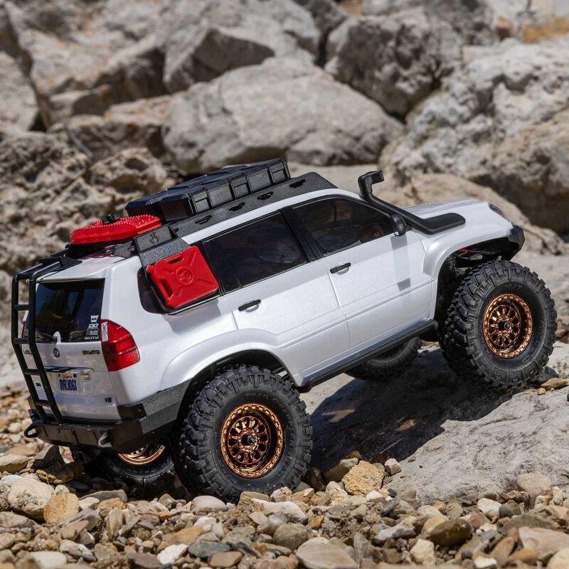 Axial 1/24 SCX24 Lexus GX 470 4X4 Rock Crawler RTR, White - 5