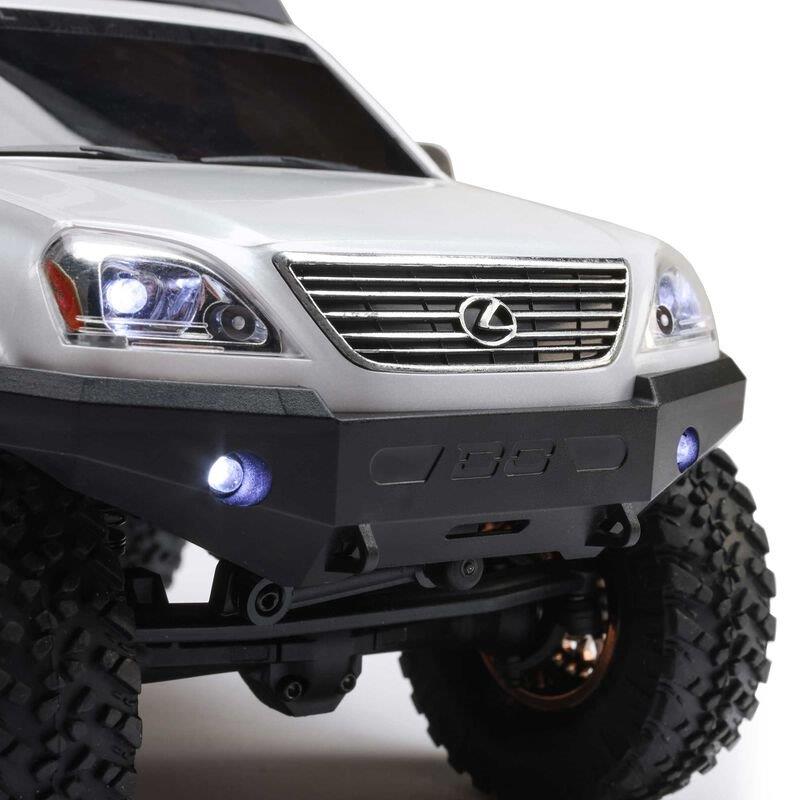 Axial 1/24 SCX24 Lexus GX 470 4X4 Rock Crawler RTR, White - 19