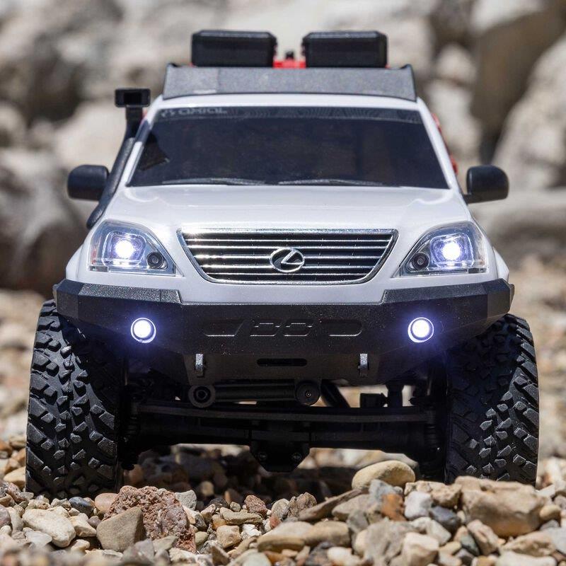 Axial 1/24 SCX24 Lexus GX 470 4X4 Rock Crawler RTR, White - 3