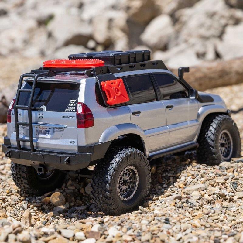 Axial 1/24 SCX24 Lexus GX 470 4X4 Rock Crawler RTR, Silver - 5