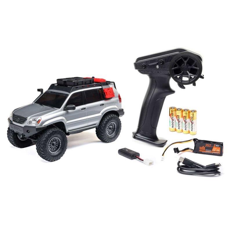 Axial 1/24 SCX24 Lexus GX 470 4X4 Rock Crawler RTR, Silver - 22