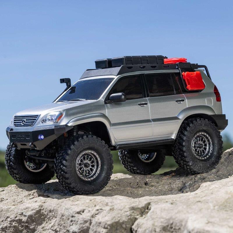 Axial 1/24 SCX24 Lexus GX 470 4X4 Rock Crawler RTR, Silver - 7