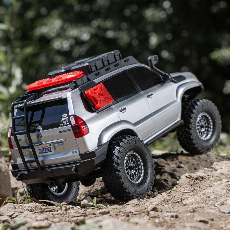 Axial 1/24 SCX24 Lexus GX 470 4X4 Rock Crawler RTR, Silver - 4