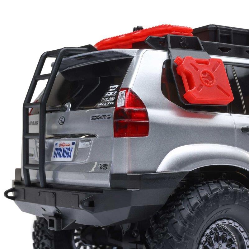 Axial 1/24 SCX24 Lexus GX 470 4X4 Rock Crawler RTR, Silver - 14