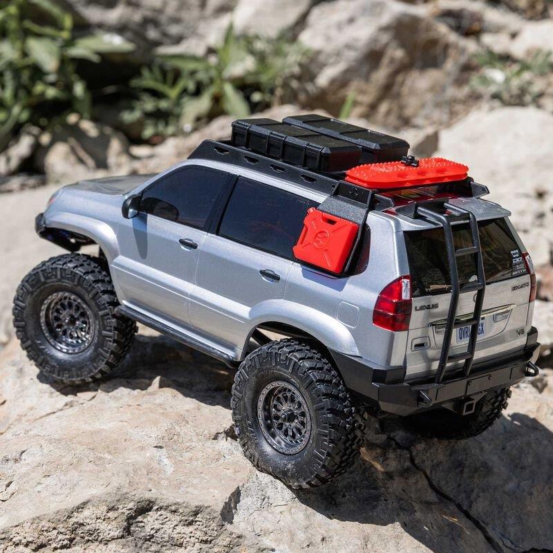 Axial 1/24 SCX24 Lexus GX 470 4X4 Rock Crawler RTR, Silver - 6