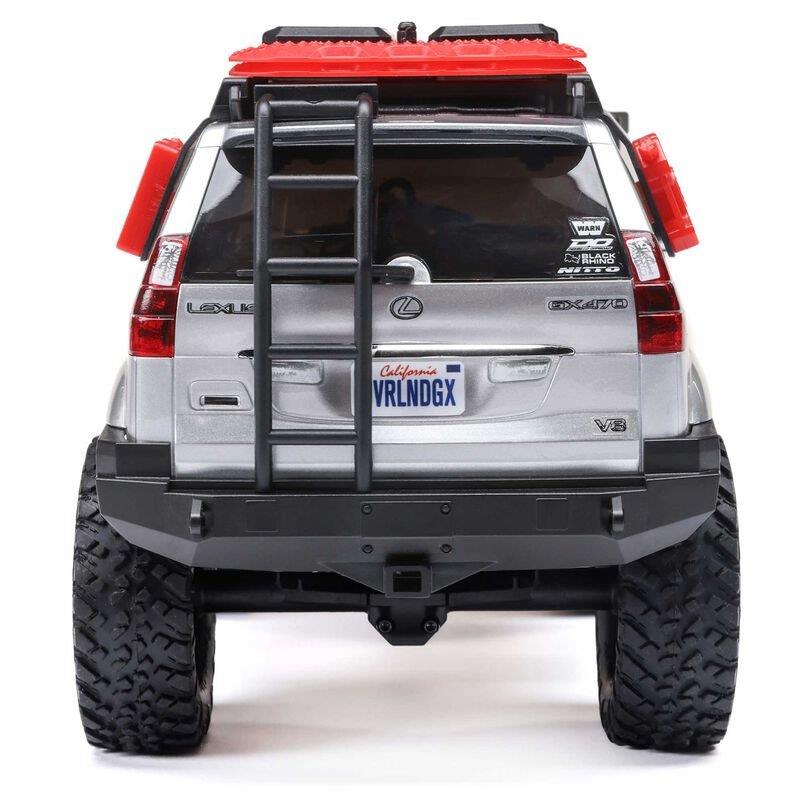 Axial 1/24 SCX24 Lexus GX 470 4X4 Rock Crawler RTR, Silver - 12