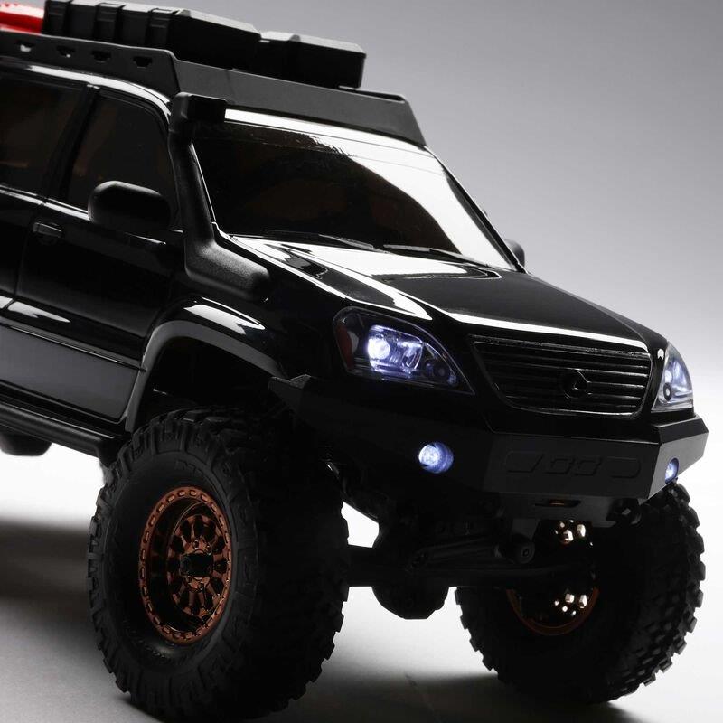 Axial 1/24 SCX24 Lexus GX 470 4X4 Rock Crawler RTR, Black - 18