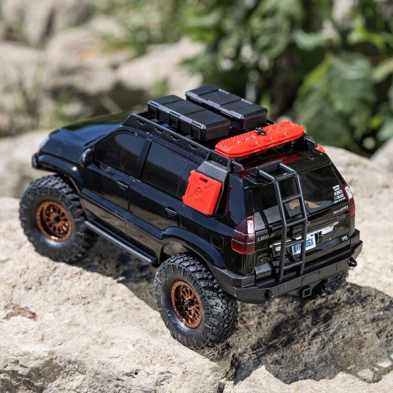 Axial 1/24 SCX24 Lexus GX 470 4X4 Rock Crawler RTR, Black - 4