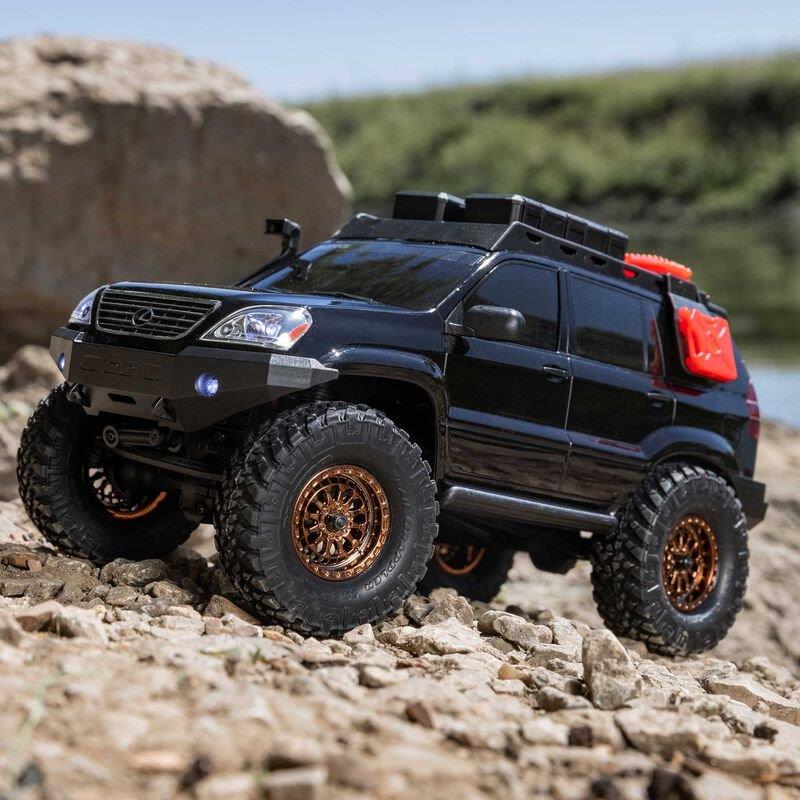 Axial 1/24 SCX24 Lexus GX 470 4X4 Rock Crawler RTR, Black - 5