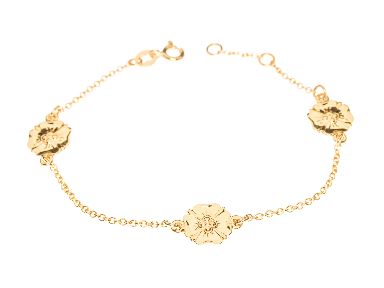 Hälsinge Bracelet 3 flower - 3