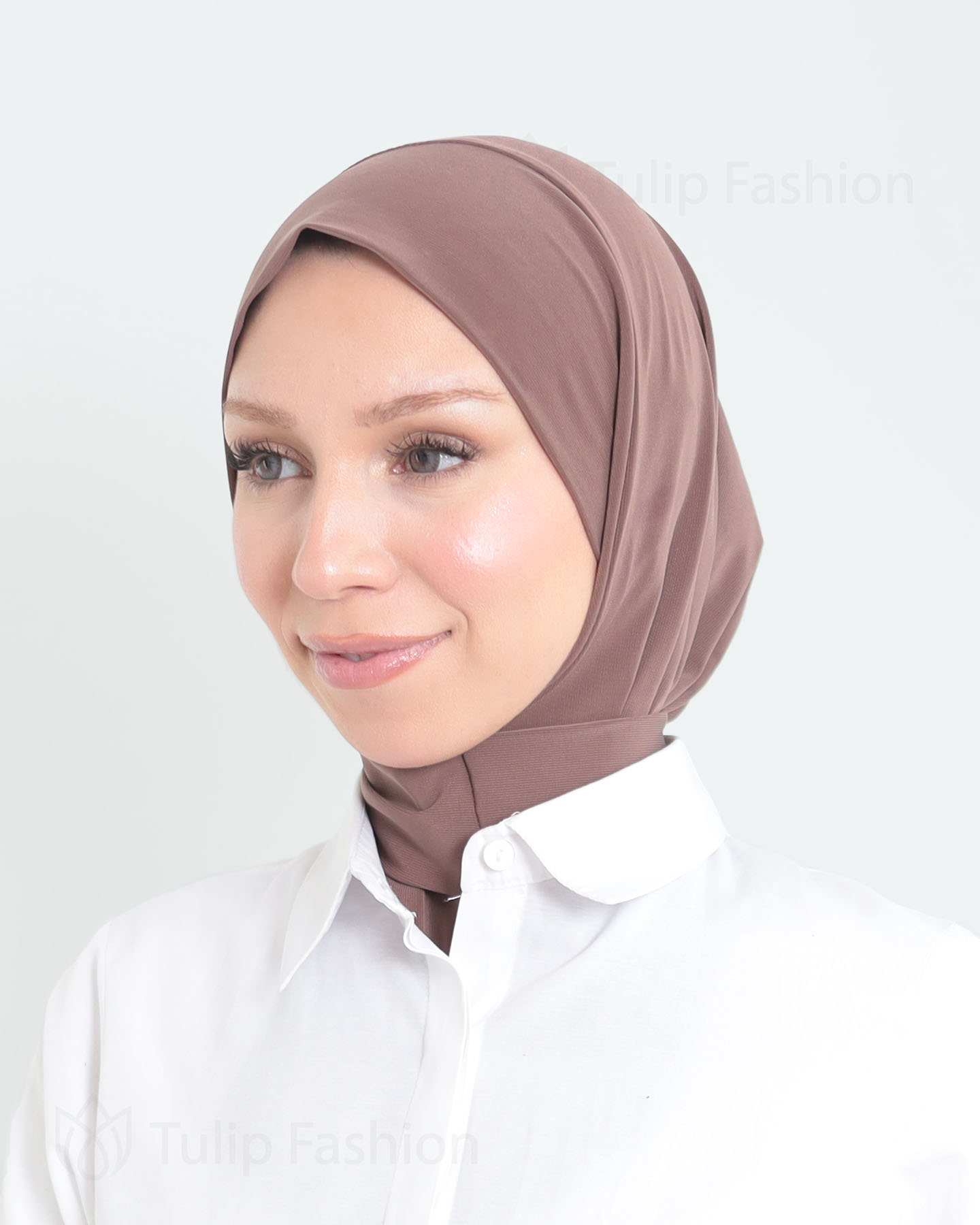 Al Amira Instant Hijab - Walnut Brown