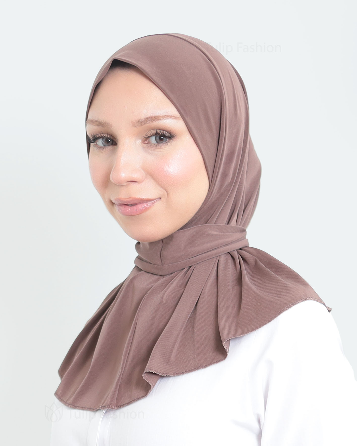 Al Amira Instant Hijab - Walnut Brown - 2