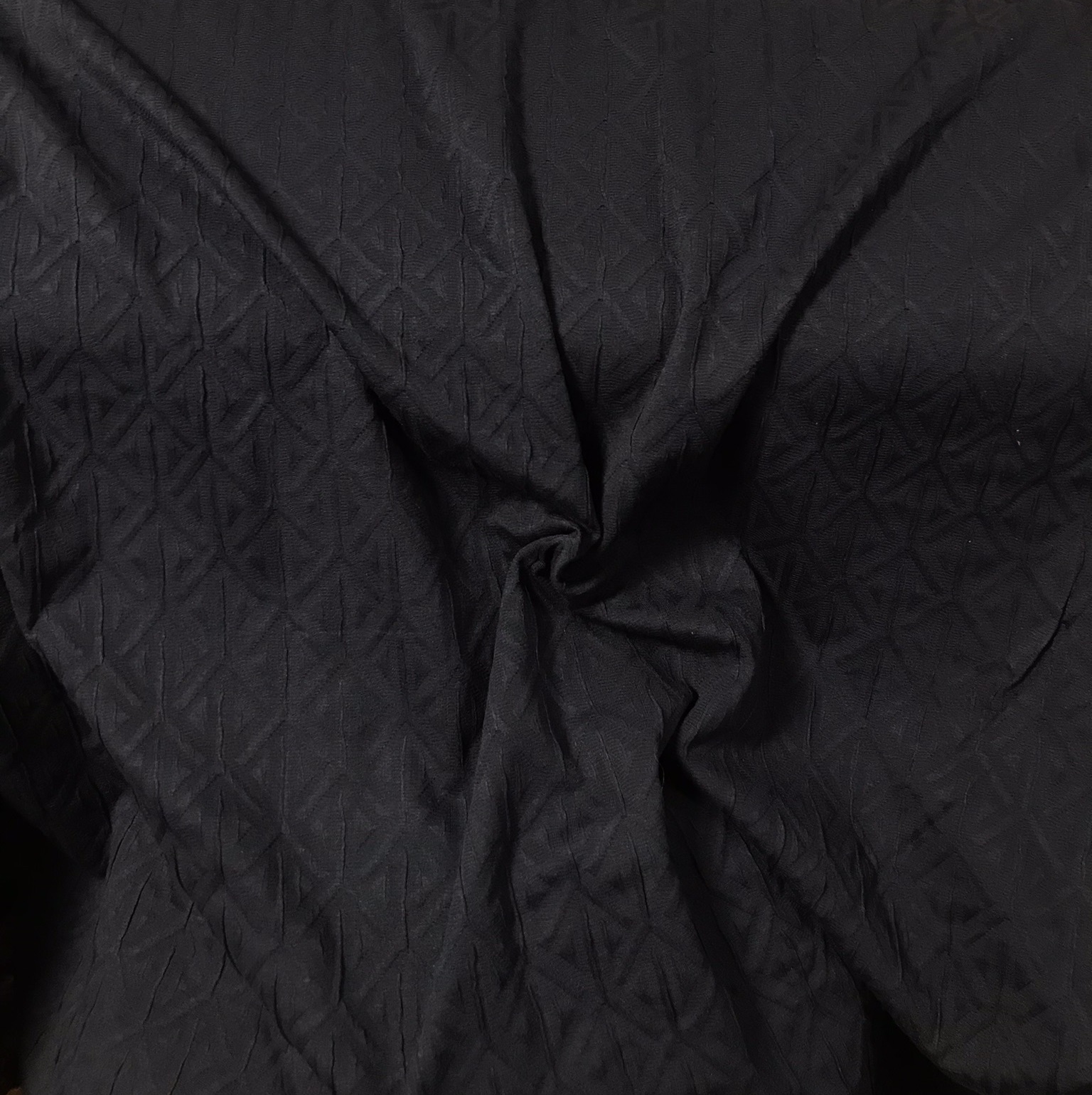 Marinblå Mönsterstickad Jersey