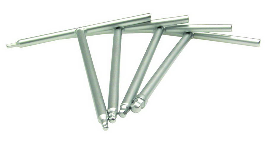 T-Handle, Ball-End Hex, Dual Drive, Metric Set (4,5,6,8mm)