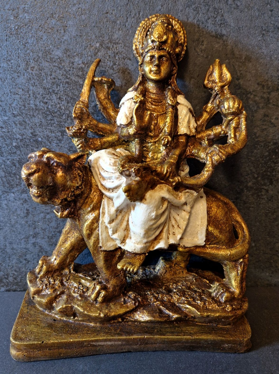 Durga Staty - 23 cm - 3
