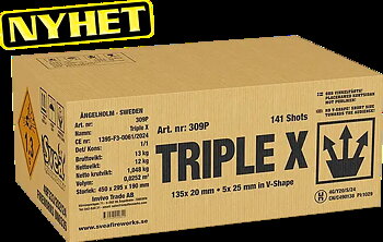 Triple X Paperbox 3 sammankopplade tårtor art nr:309P