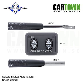Mätarkluster Cruice Control Spak old GM style HND-3-2-1