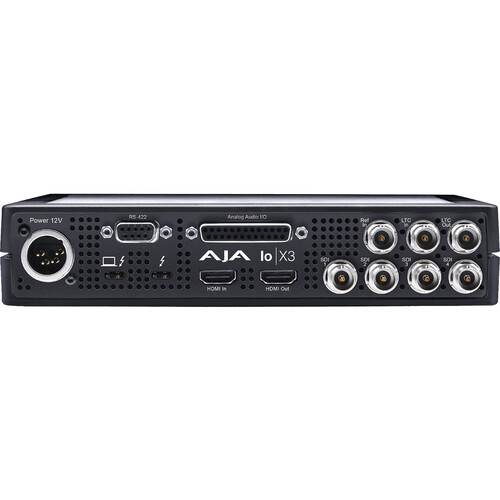 AJA Io X3 Professional Video I/O for Thunderbolt 3 - 3