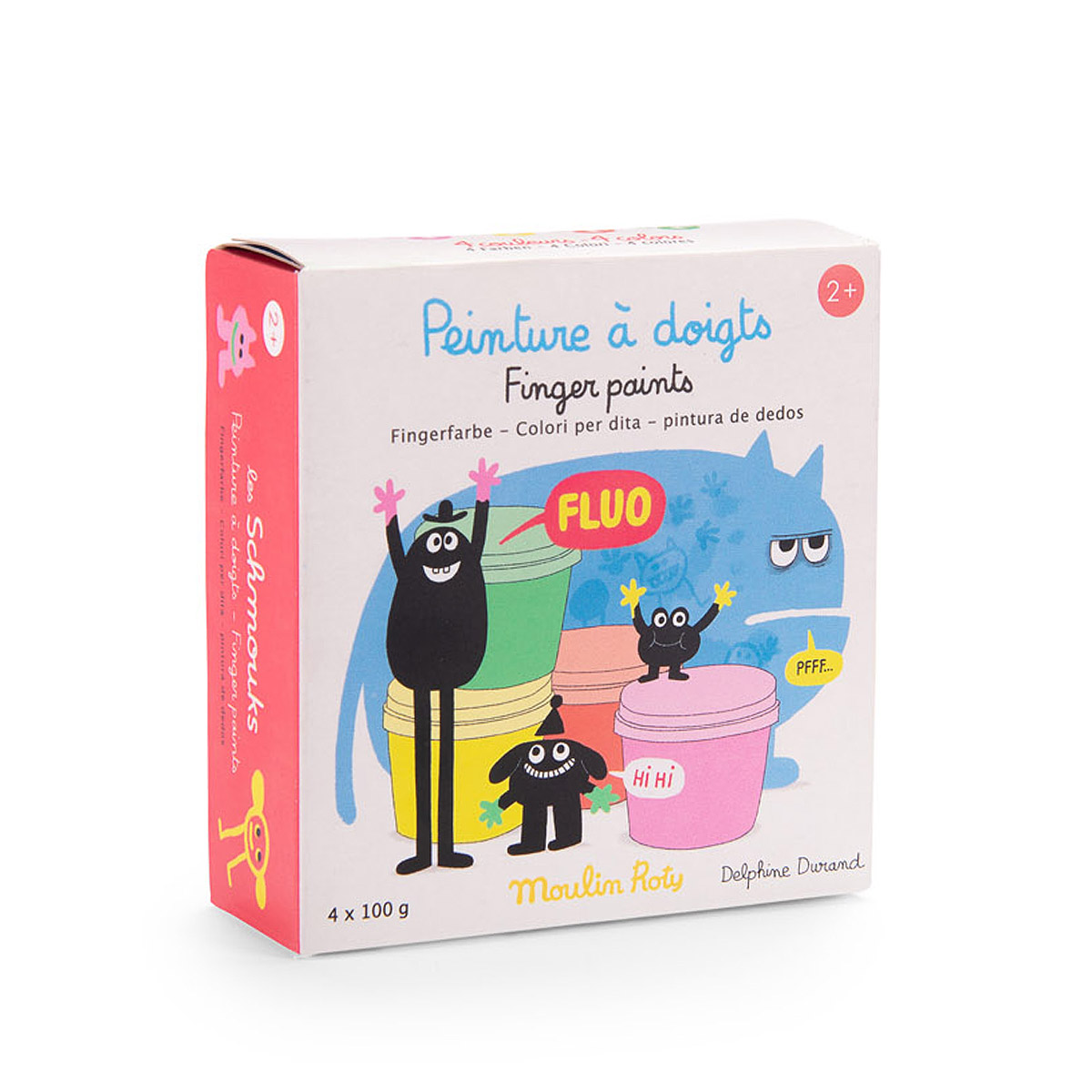 Fingerfärger Schmouks neon