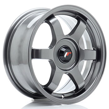 JR Wheels JR3 15x7 ET25-42 Oborrad Gun Metal