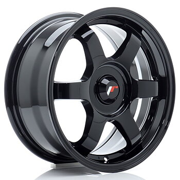 JR Wheels JR3 15x7 ET25-42 Oborrad Gloss Black