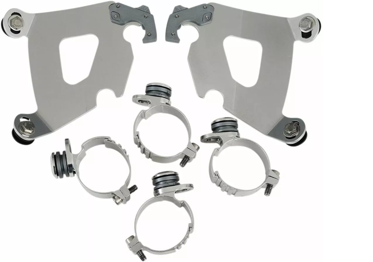 Windshield Mont.sats för Memphis Shades, Chrome