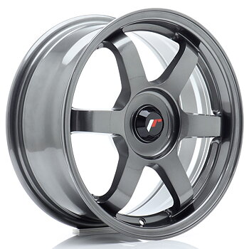 JR Wheels JR3 16x7 ET25-40 Oborrad Gun Metal