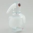 Anu Penttinen (Cartoon Chicks 2008) Snowball Glass Bird 17 cm