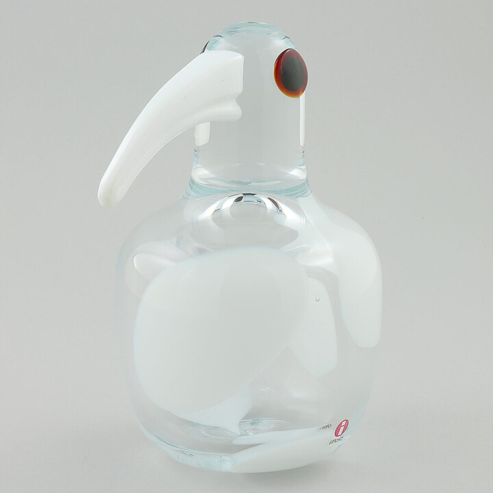 Anu Penttinen (Cartoon Chicks 2008) Snowball Glass Bird 17 cm