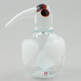Anu Penttinen (Cartoon Chicks 2008) Snowball Glass Bird 17 cm