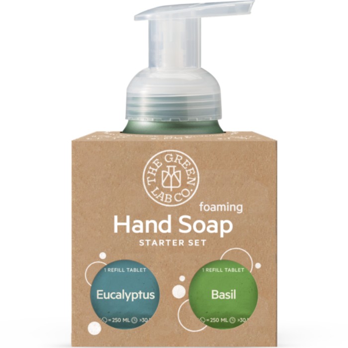 The Green Lab Hand Soap Starter Set Eucalyptus & Basil