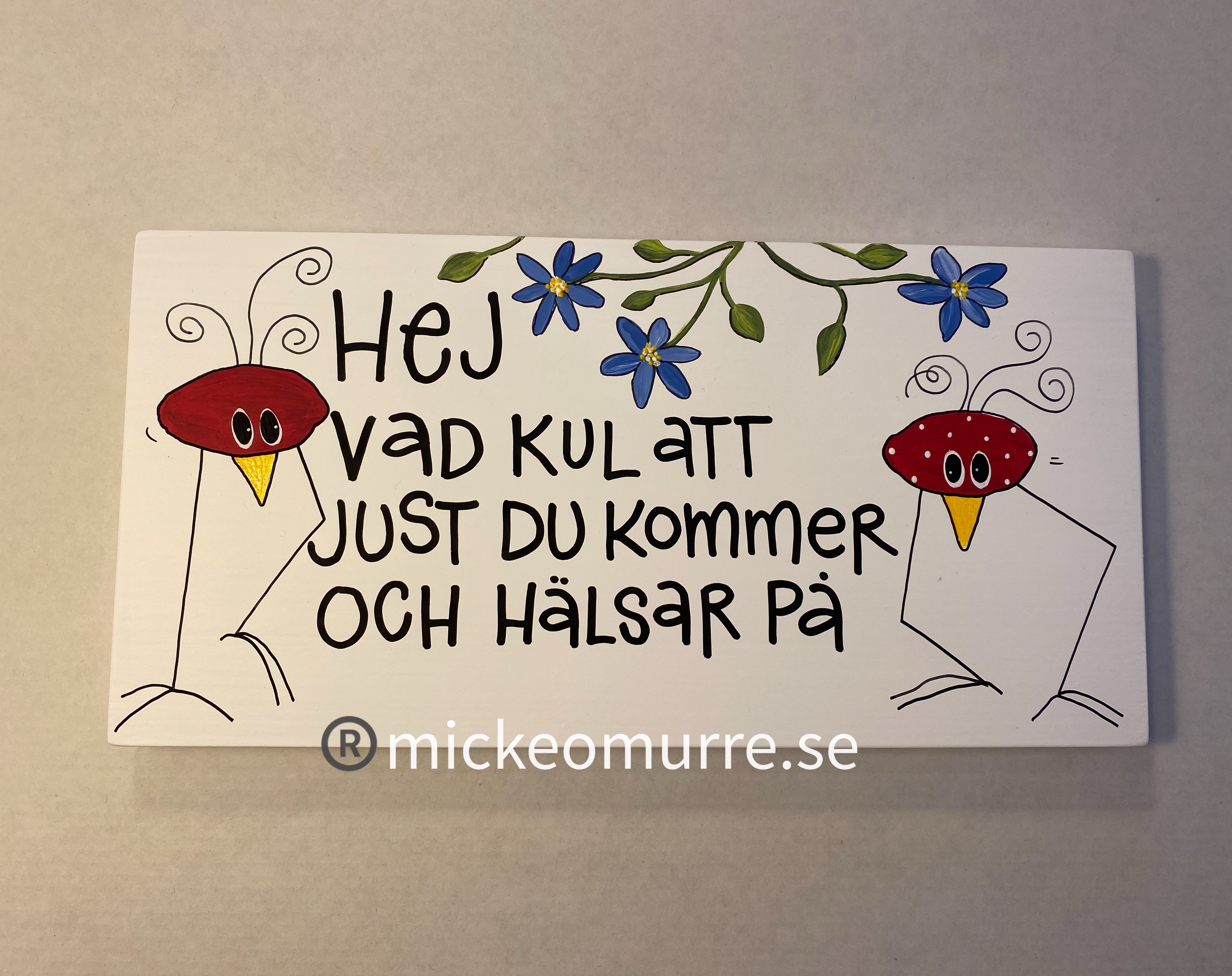 Hej vad kul att just du kommer och hälsar på