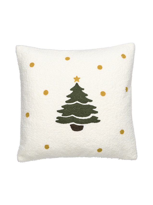 Kuddfodral - Teddy - Gran - Julgran - 45x45 cm  - 2