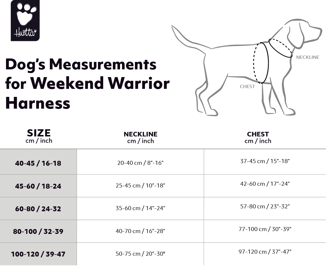 Hurtta Weekend Warrior Harness Raven - 2