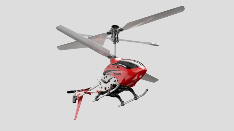 Syma Radiostyrd S107H Helikopter 23 cm Röd - 4
