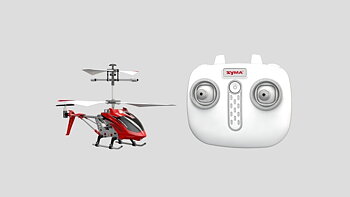 Syma Radiostyrd S107H Helikopter 23 cm Röd